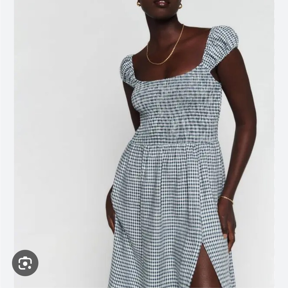Reformation Tavi Linen Dress